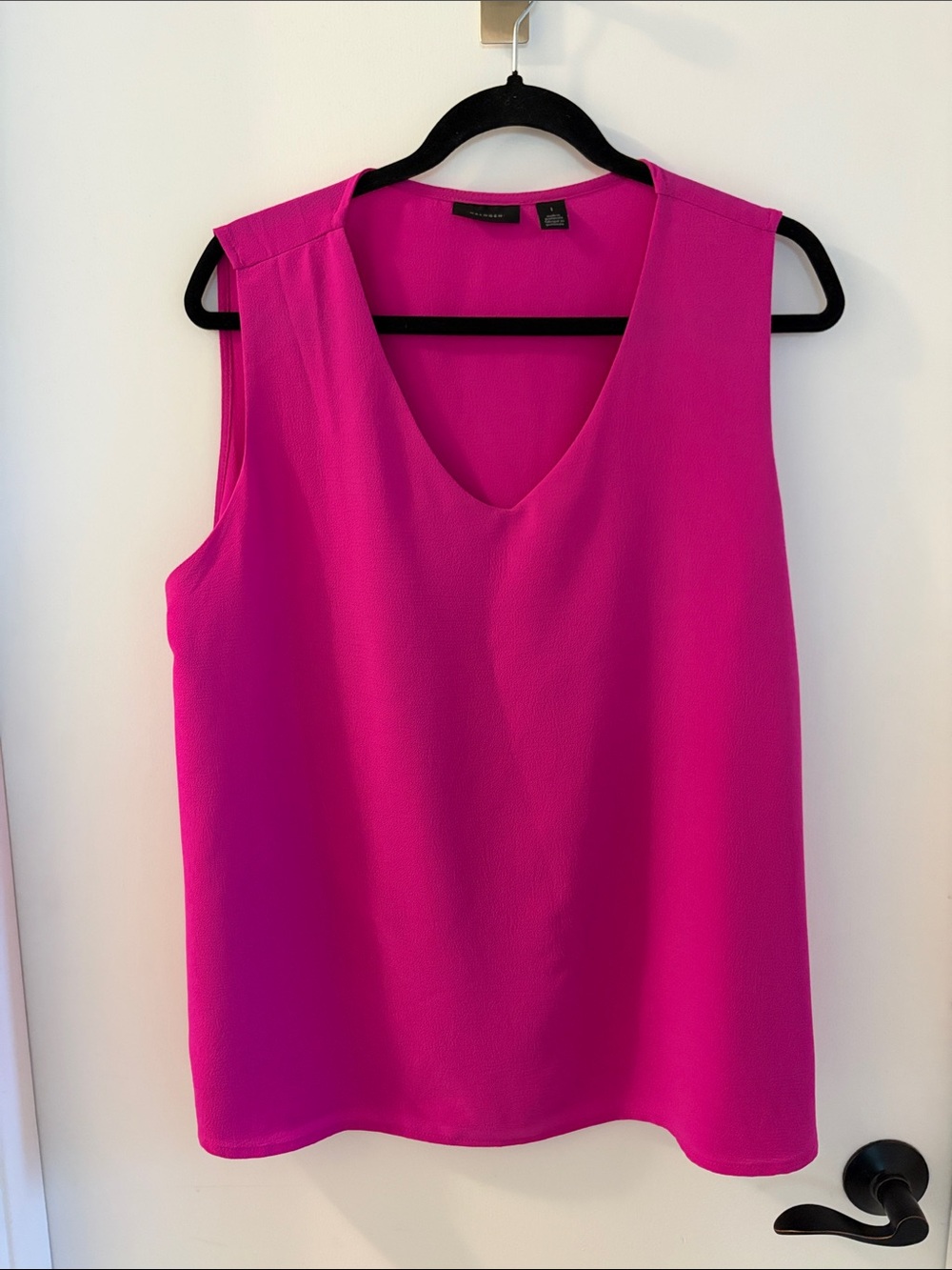 Halogen Sleeveless V-Neck Camisole - Fuchsia